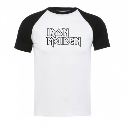 Iron Maden logo Raglan T-shirt