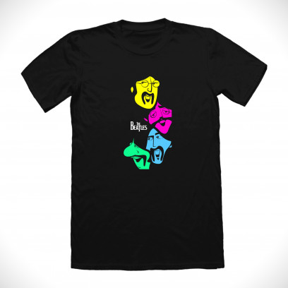 Beatles Colorful Faces T-shirt