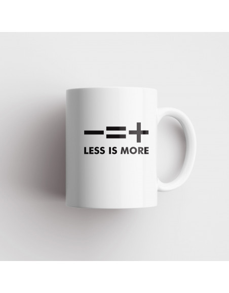 Less Is More Mug