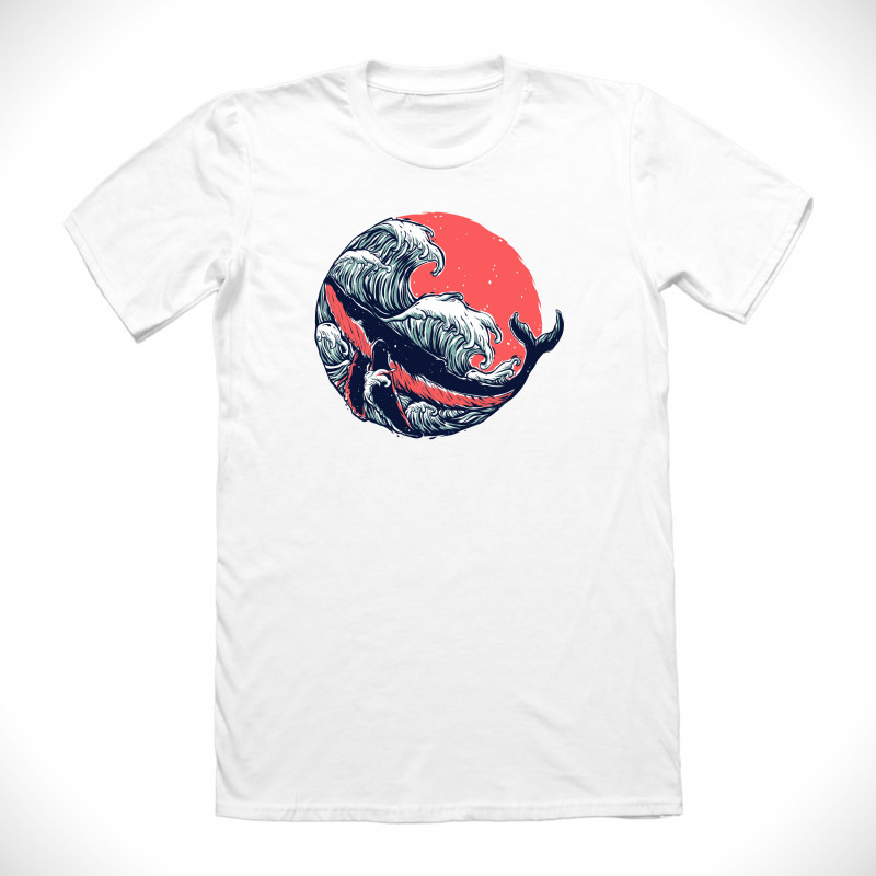 The Great Wave Off Kanagawa T Shirt