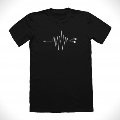 Cardiogram Earpieces T-shirt