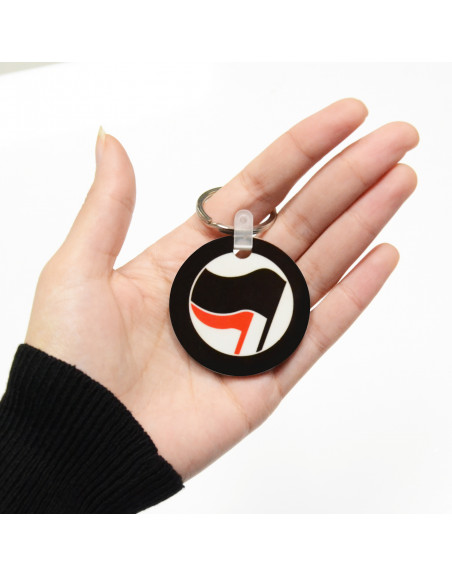 Antifa Logo Keychain